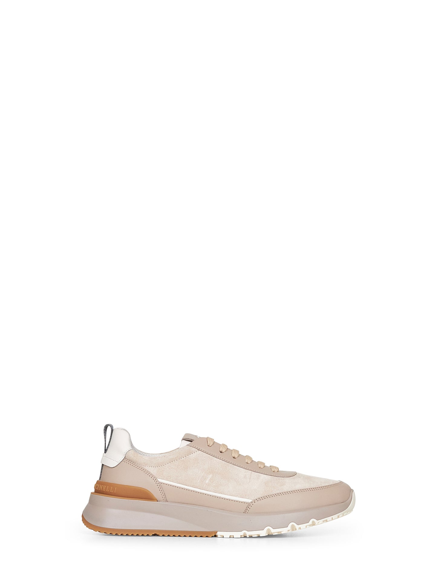 Beige washed suede Runners