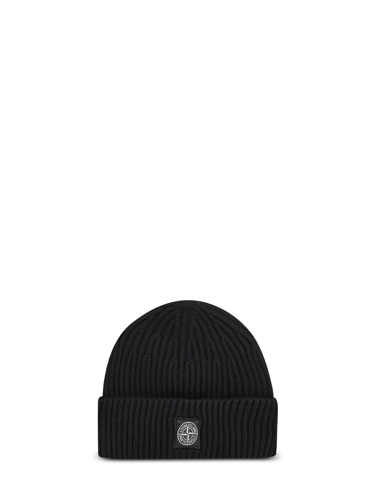 Black RWS ribbed wool beanie