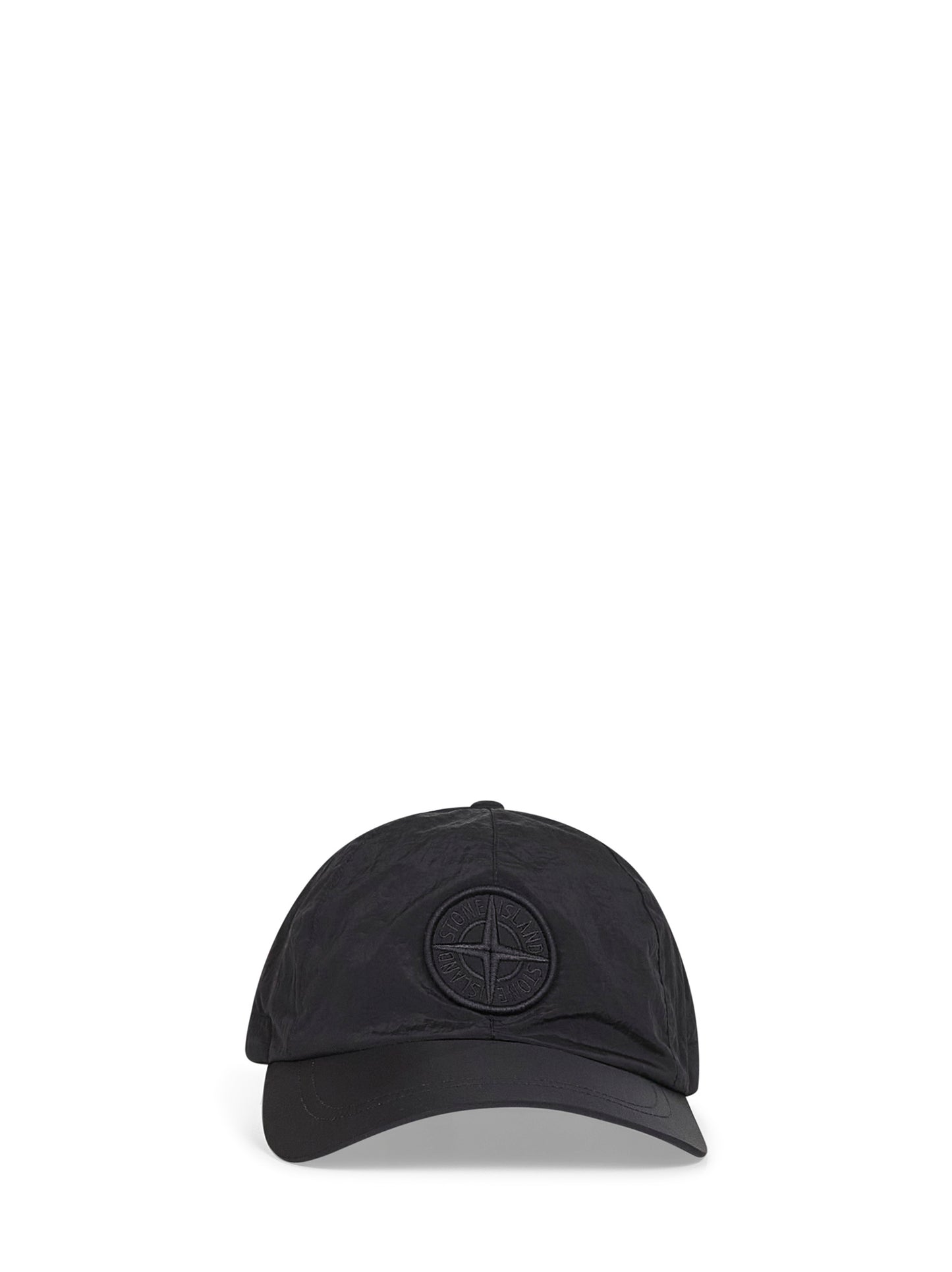 Black nylon baseball cap