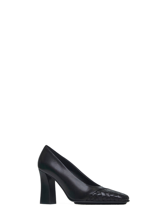 Step leather pumps
