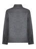 Grey Melton wool shirt