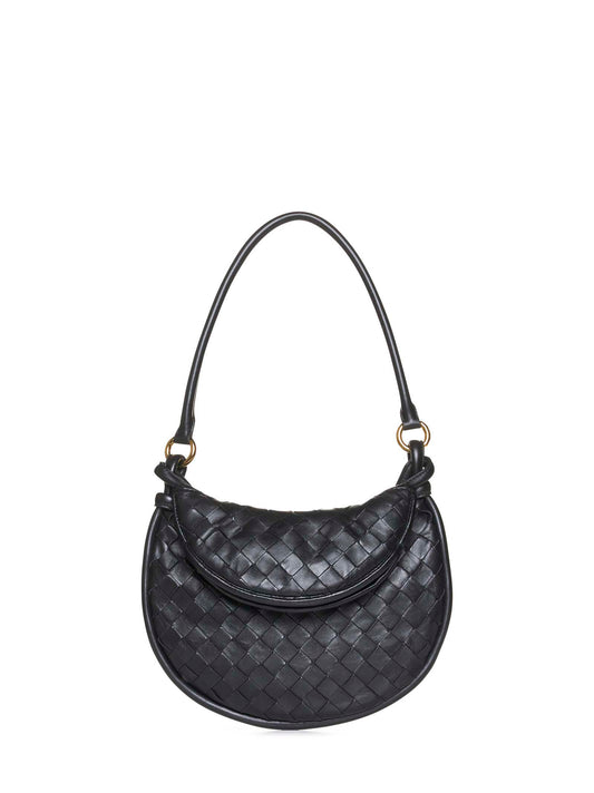 Borsa Gemelli piccola in pelle Intrecciato