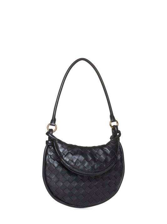 Borsa Gemelli piccola in pelle Intrecciato