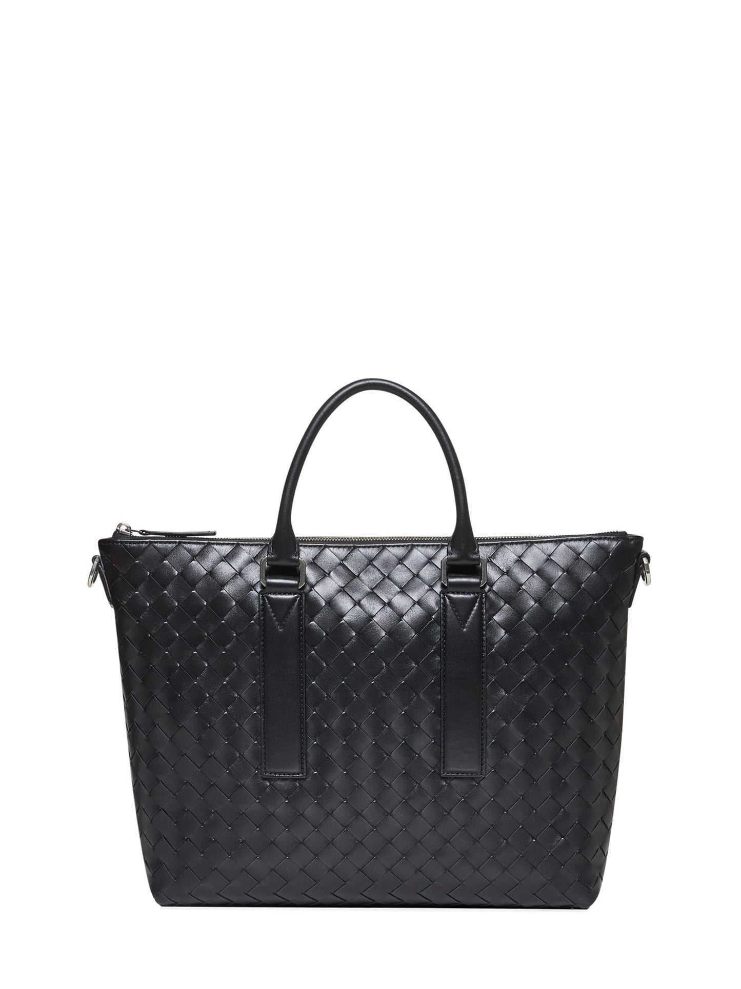 Borsa business Intrecciato soft nera