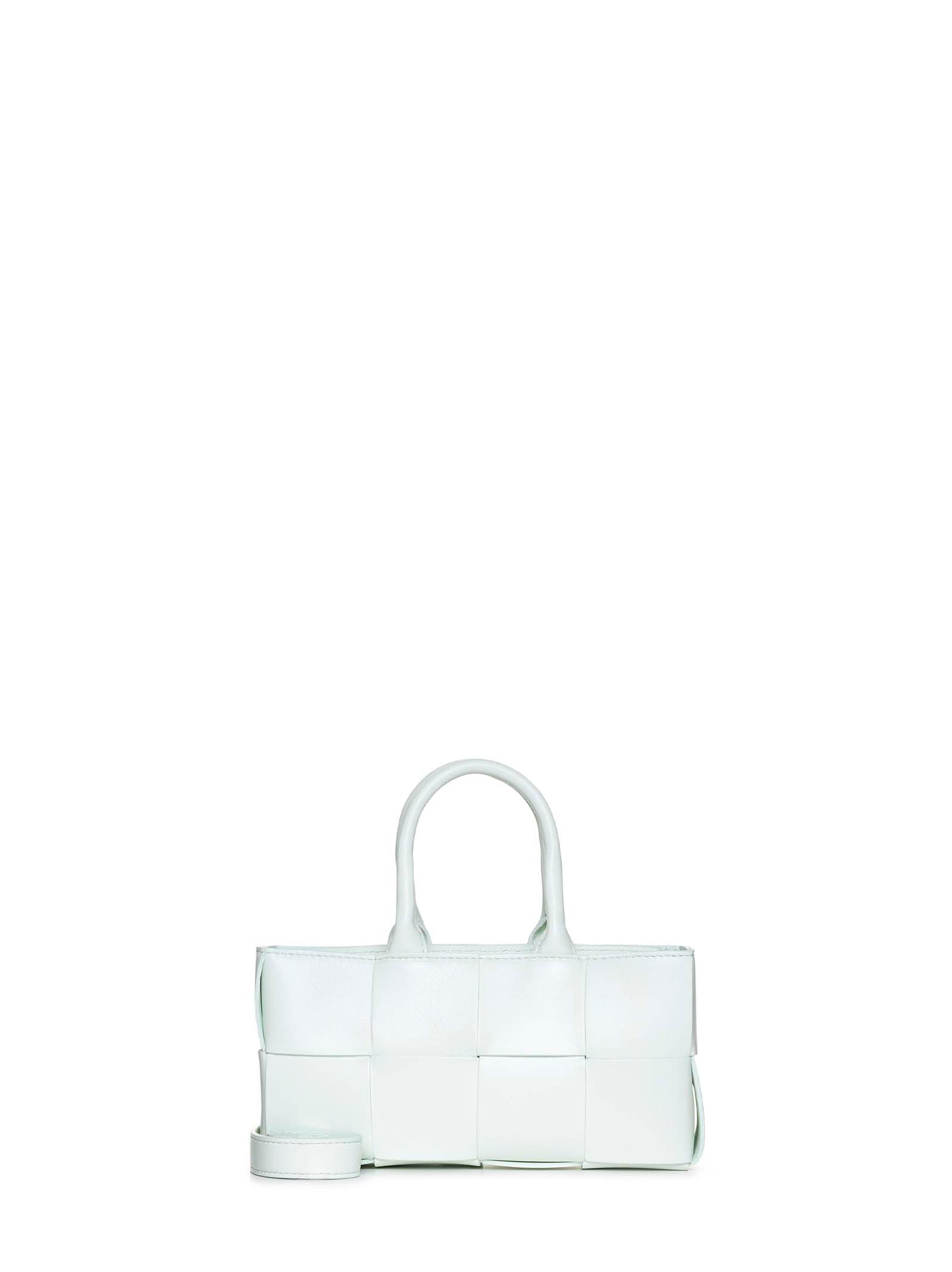 East-West Arco Tote mini nappa leather bag