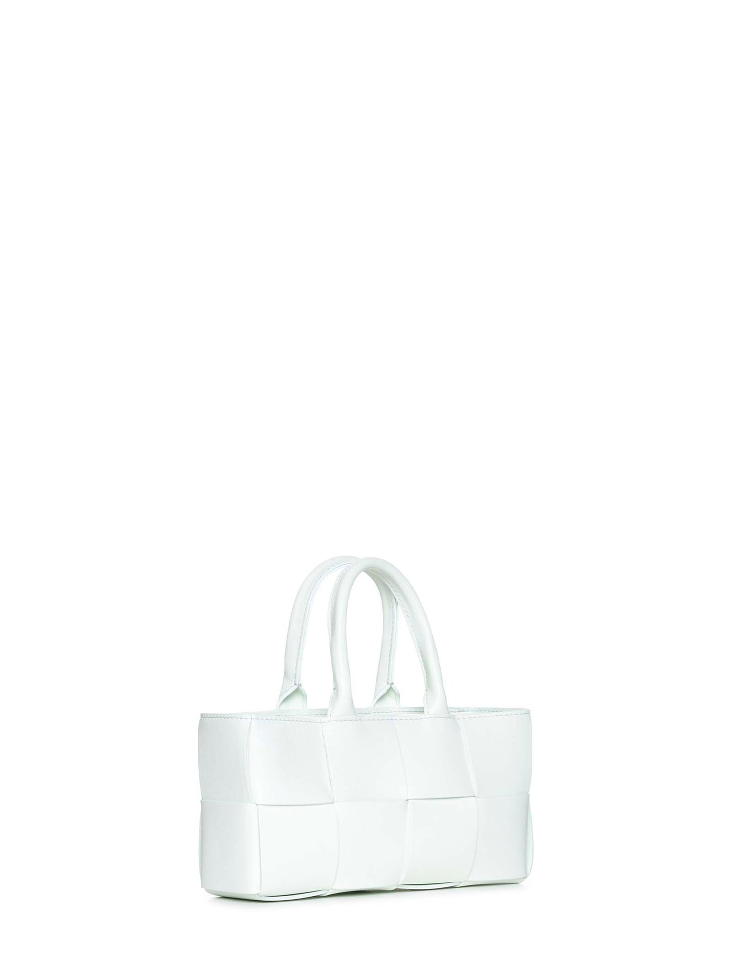 East-West Arco Tote mini nappa leather bag
