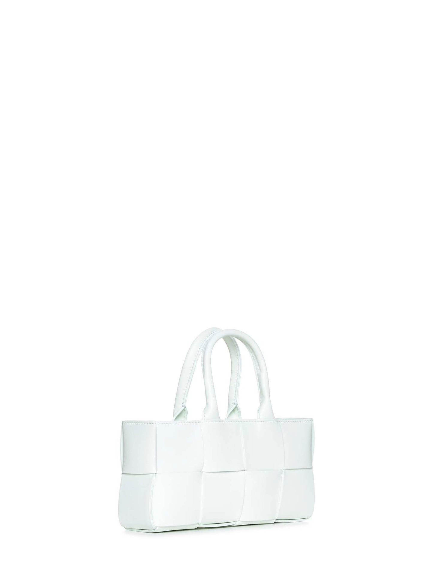 East-West Arco Tote mini nappa leather bag
