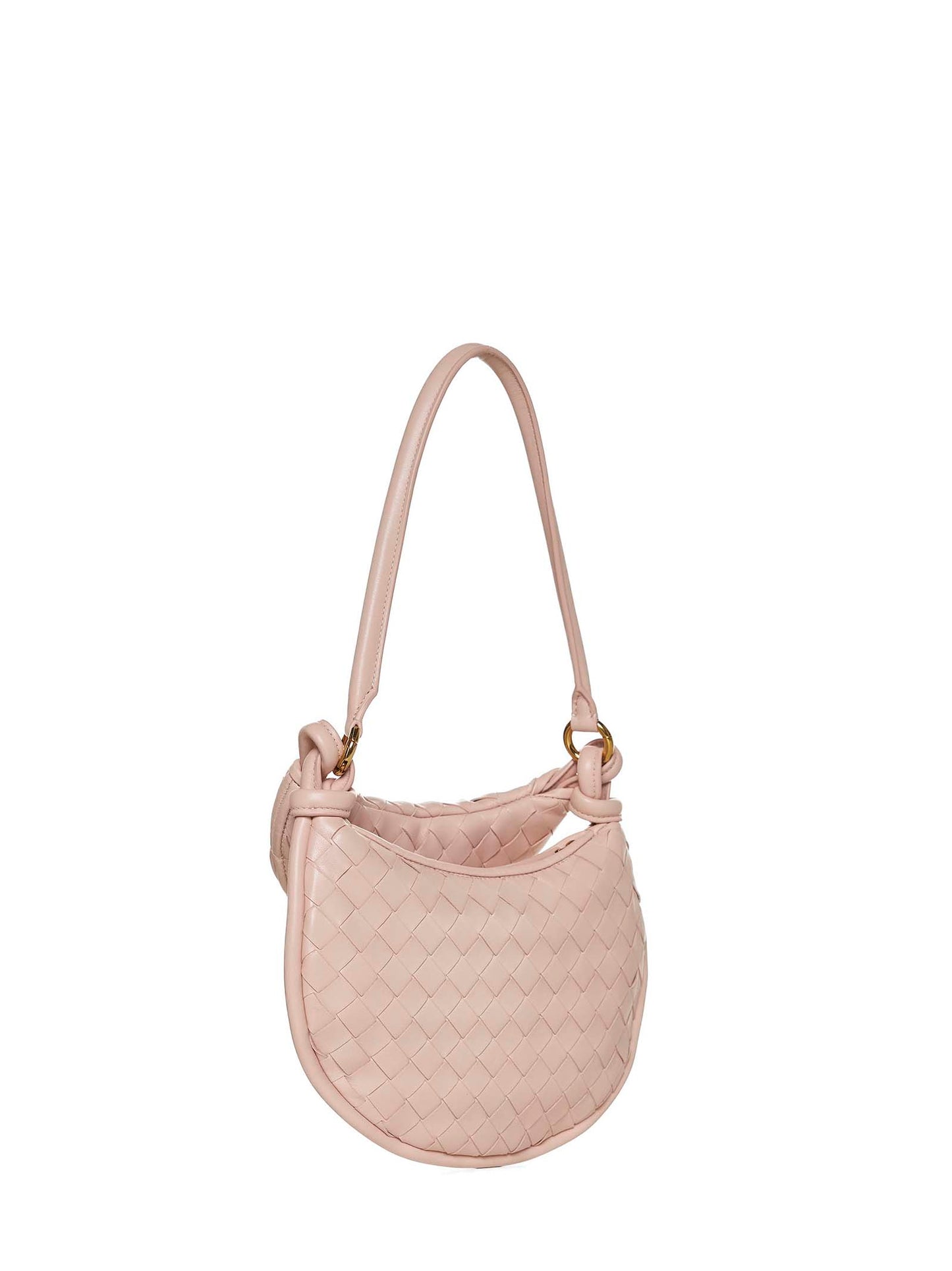 Borsa Gemelli piccola in pelle Intrecciato