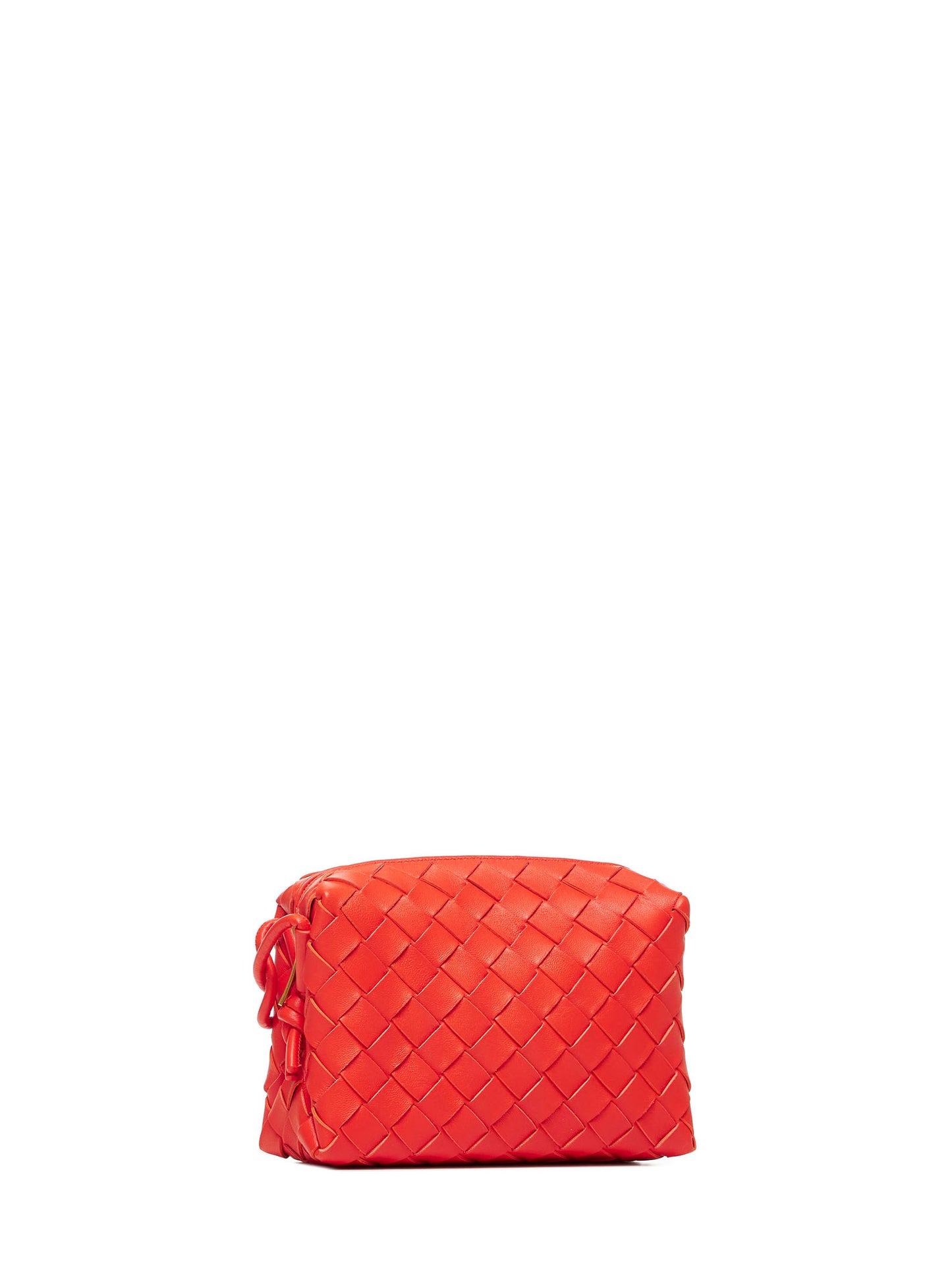 Mini Loop Intrecciato leather bag