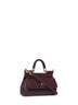 Burgundy small Sicily handbag
