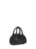 Black 1DR Dome Crossbody mini bowling bag