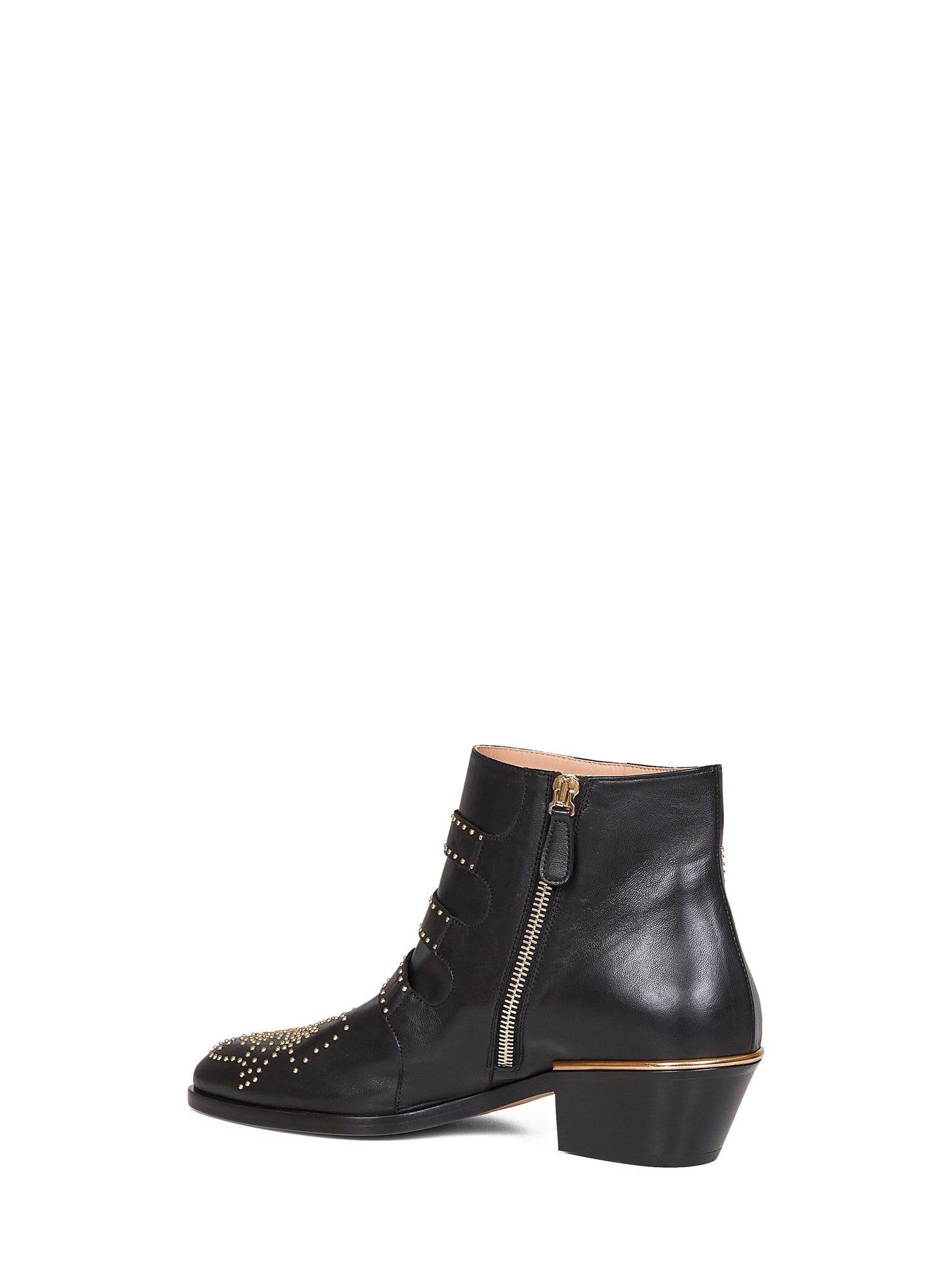 Stivaletti Susanna in nappa nera
