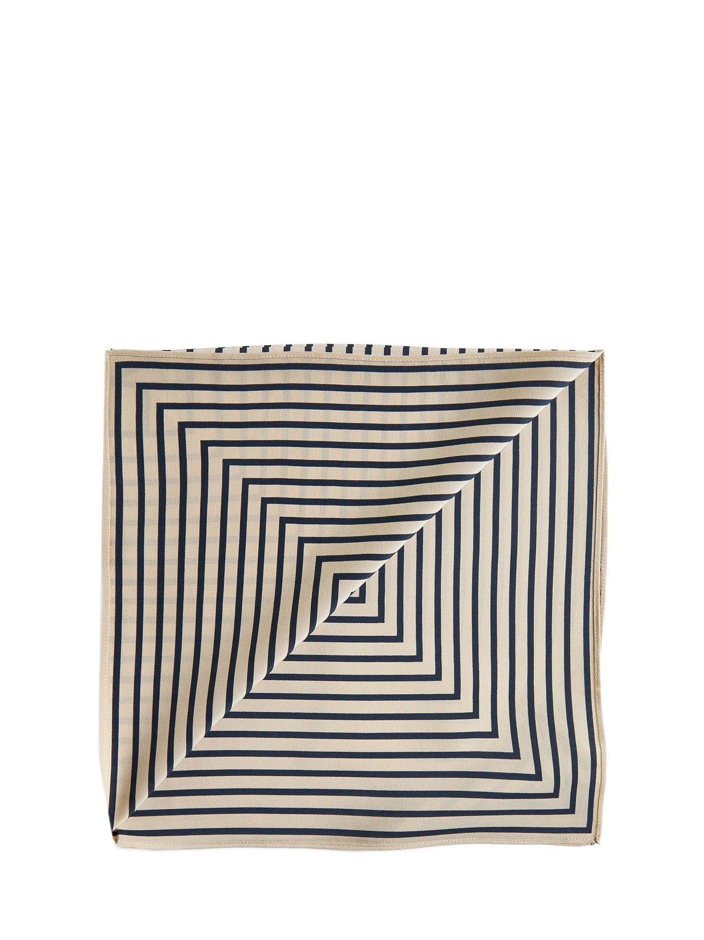 Sciarpa in seta con stampa monogramme<BR/>