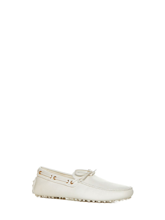Leather boat loafers