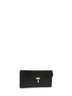 Portafogli T-Lock in pelle nera
