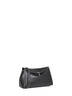 Black T-Lock grained-leather clutch bag