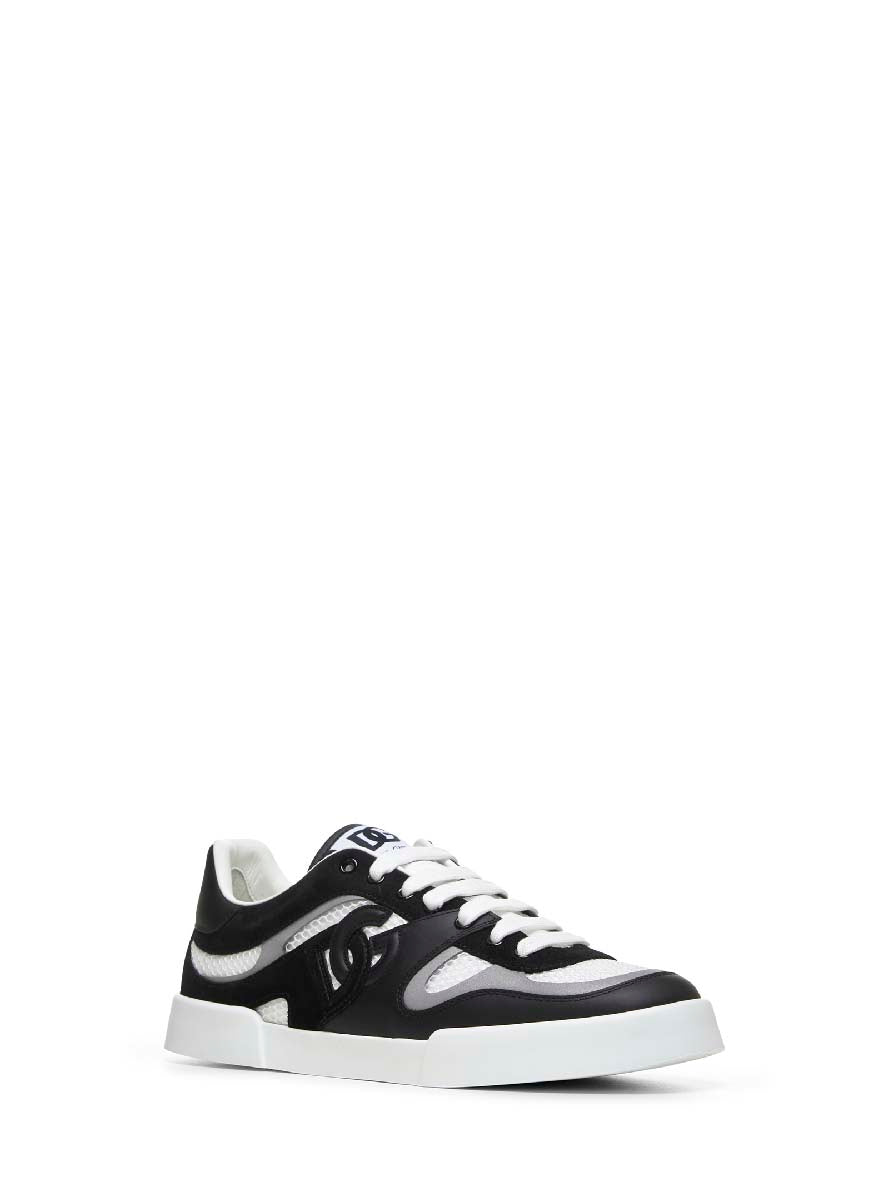 White and black Portofino Light sneakers