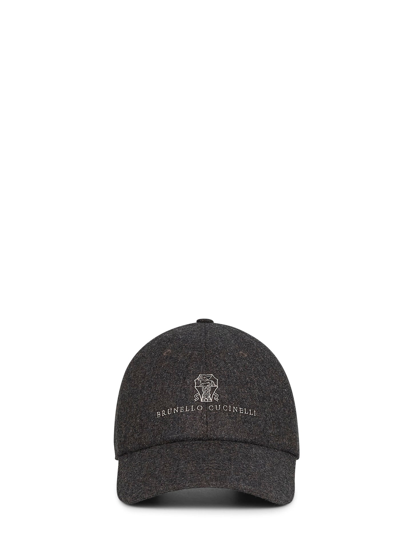 Brown flannel embroidered Baseball cap