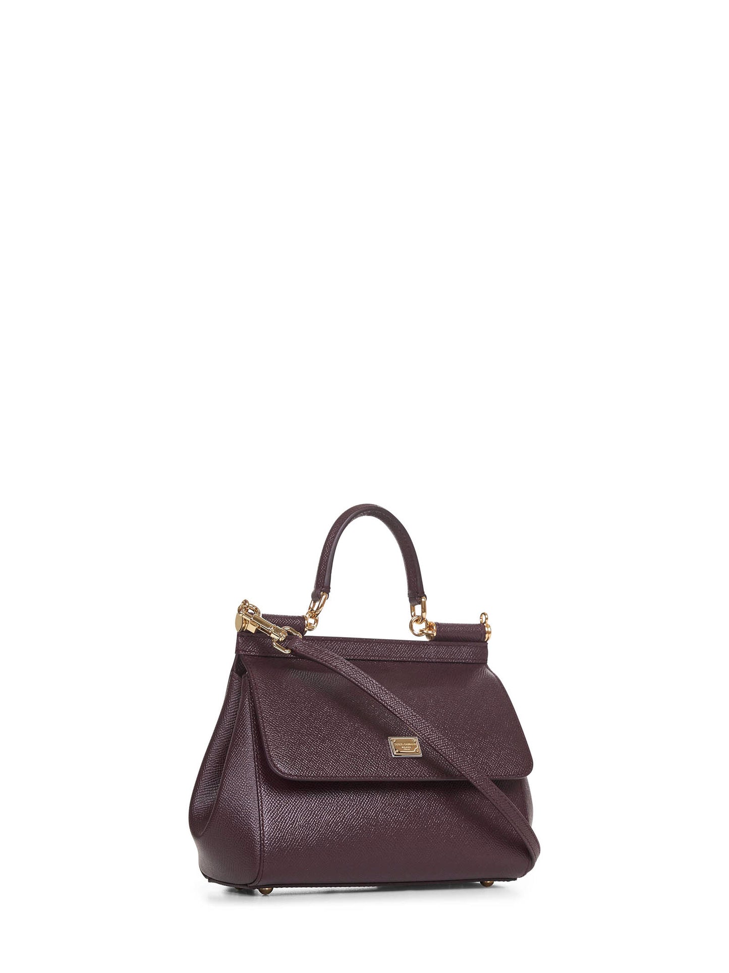 Burgundy medium Sicily handbag