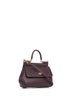 Burgundy medium Sicily handbag
