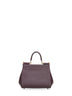 Burgundy medium Sicily handbag