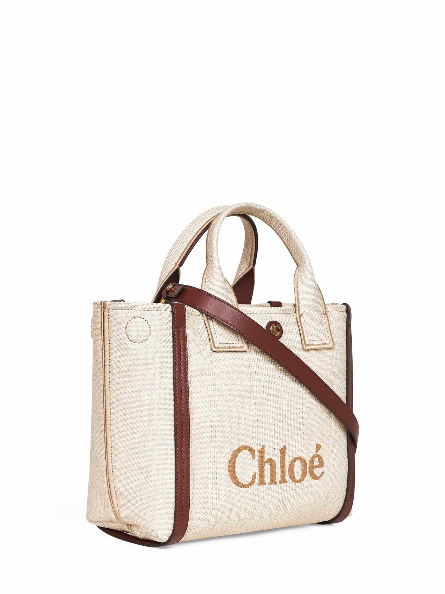 Beige Chloé Carry small tote bag