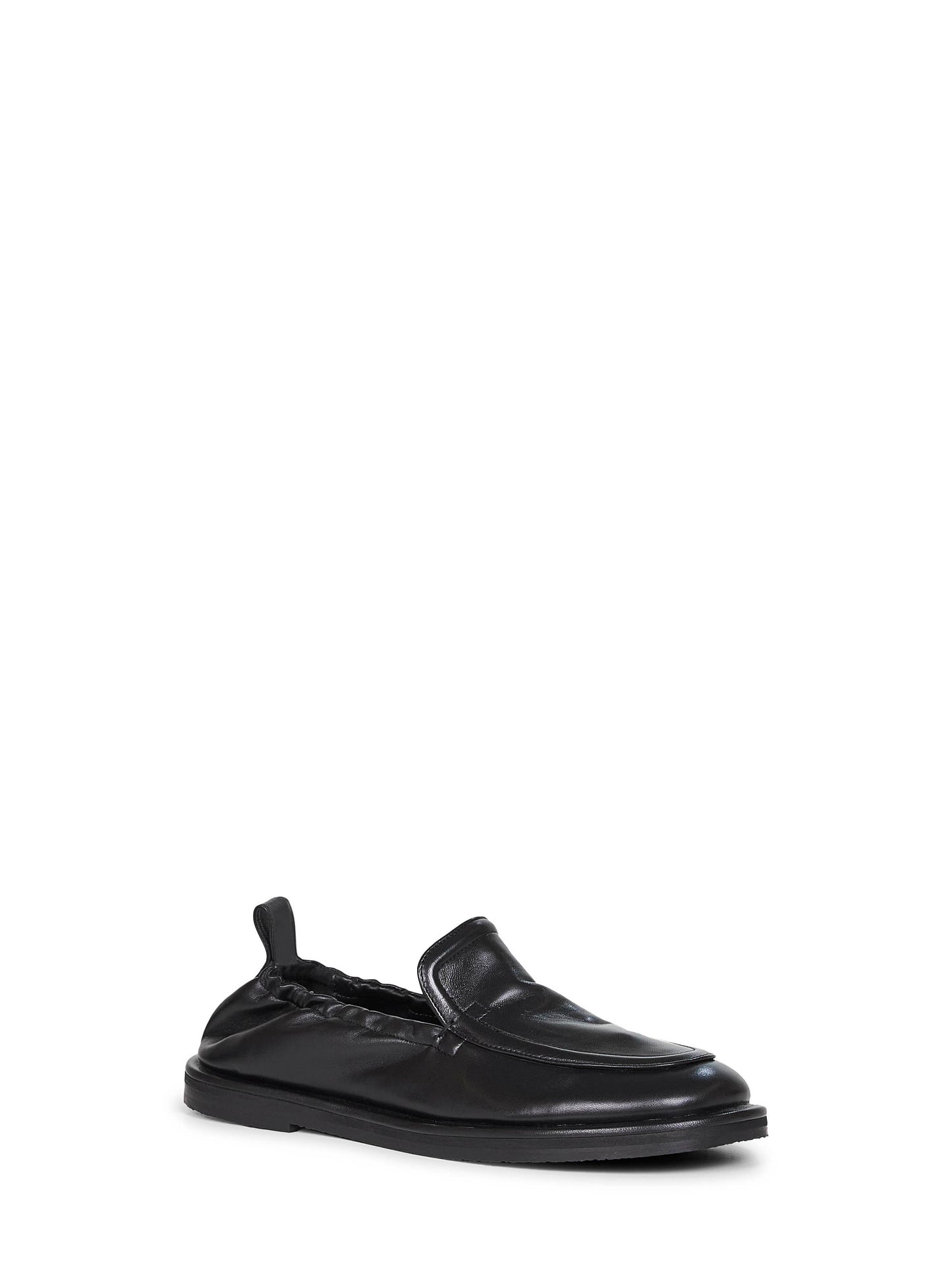 Black nappa leather Donovan loafers