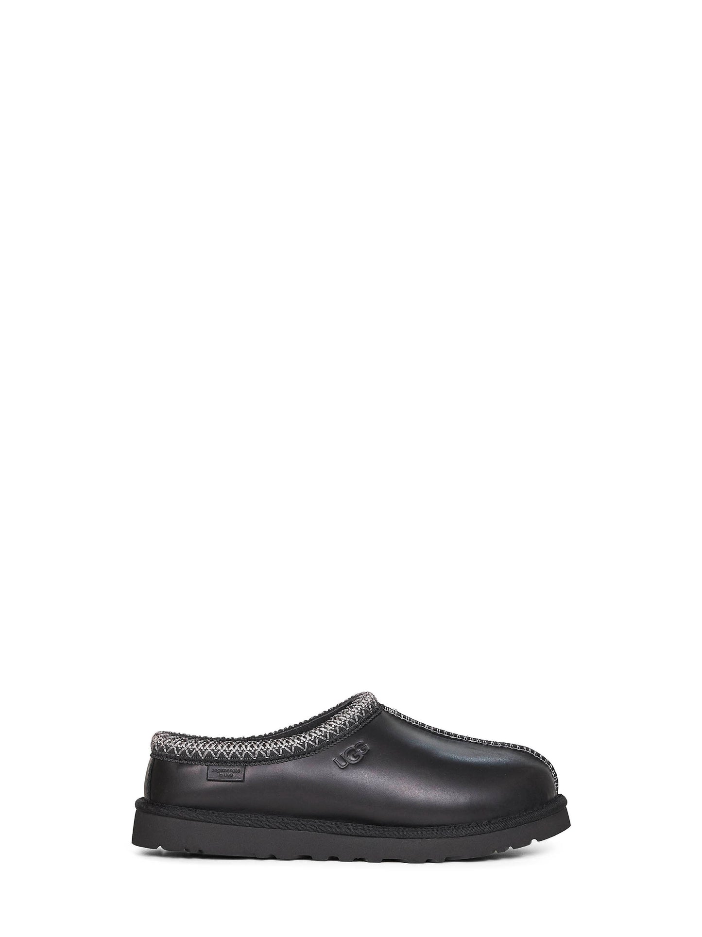 Black Tasman Leather Regenerate mules