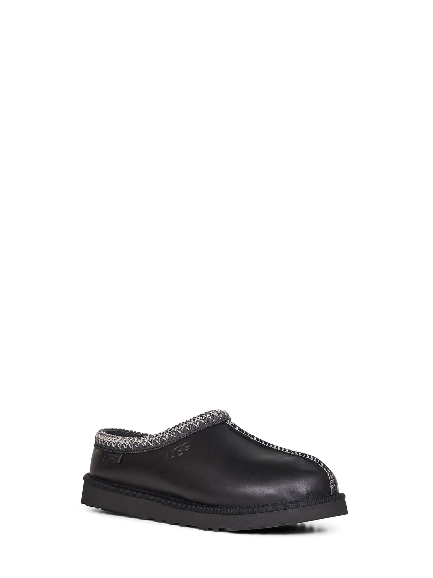 Black Tasman Leather Regenerate mules
