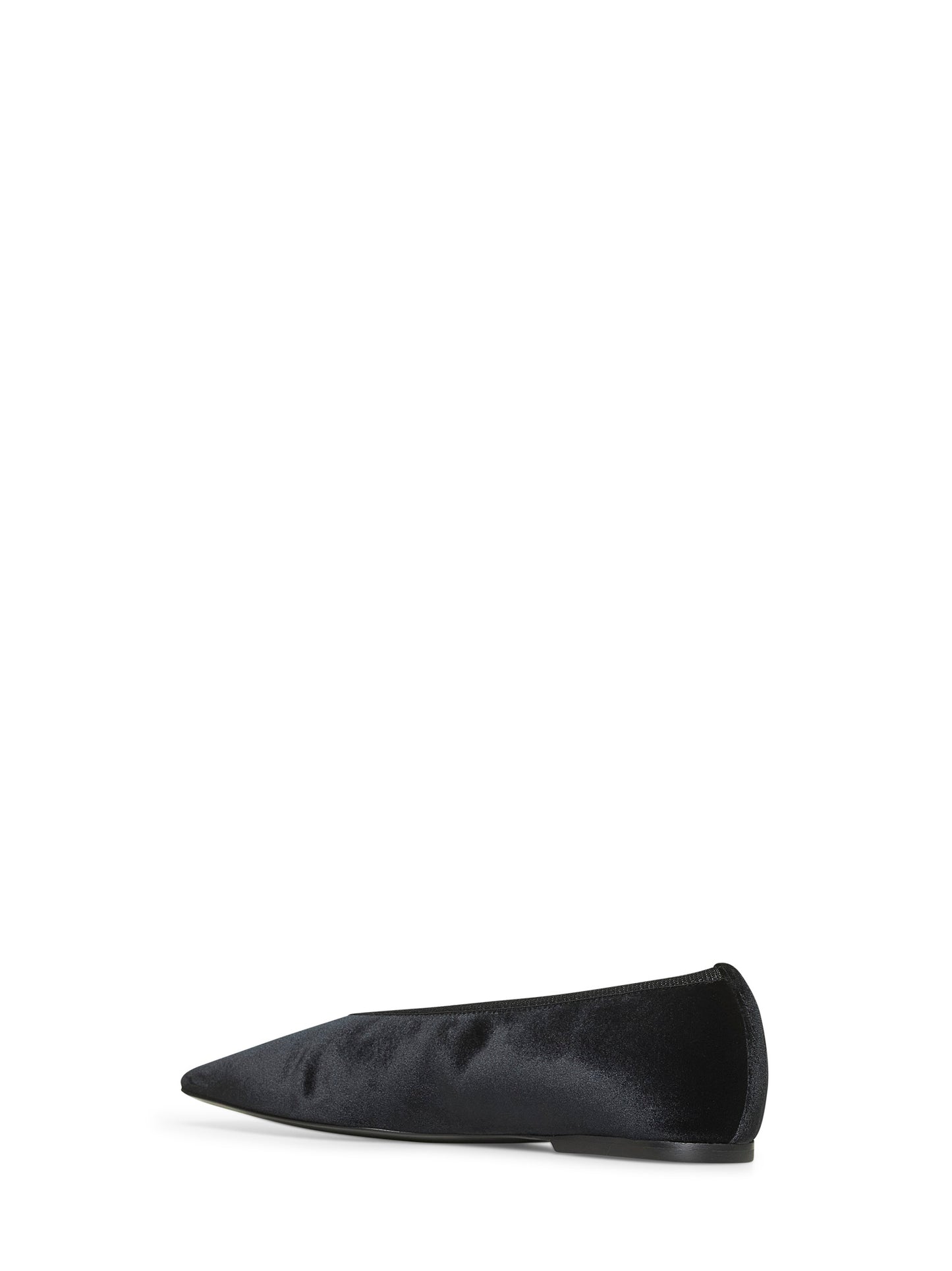 Black velvet Minimalist ballet flats