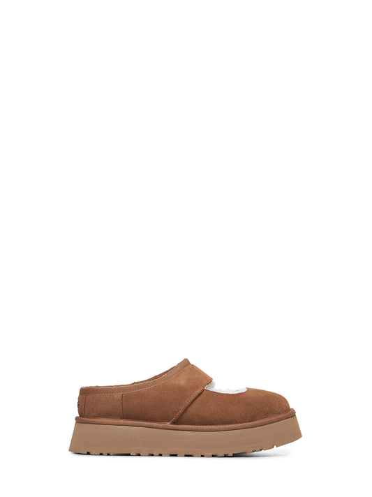 Chestnut suede Bea Mary Jane