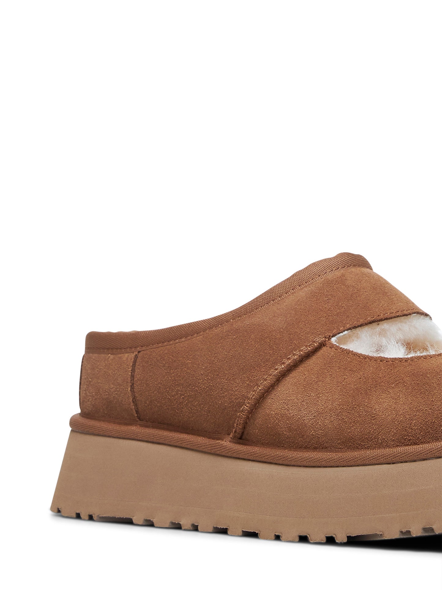 Chestnut suede Bea Mary Jane