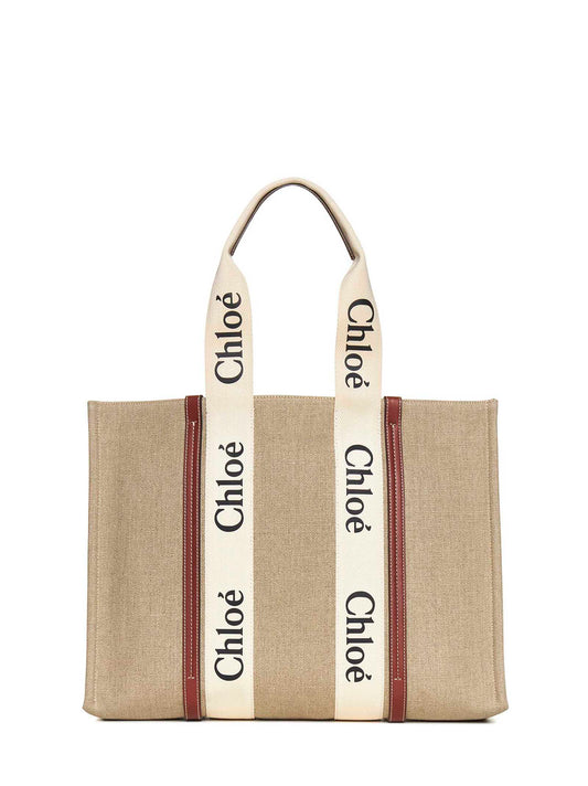 Borsa tote Woody in lino