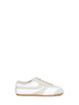 White nappa leather sneakers