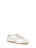 White nappa leather sneakers