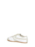 White nappa leather sneakers