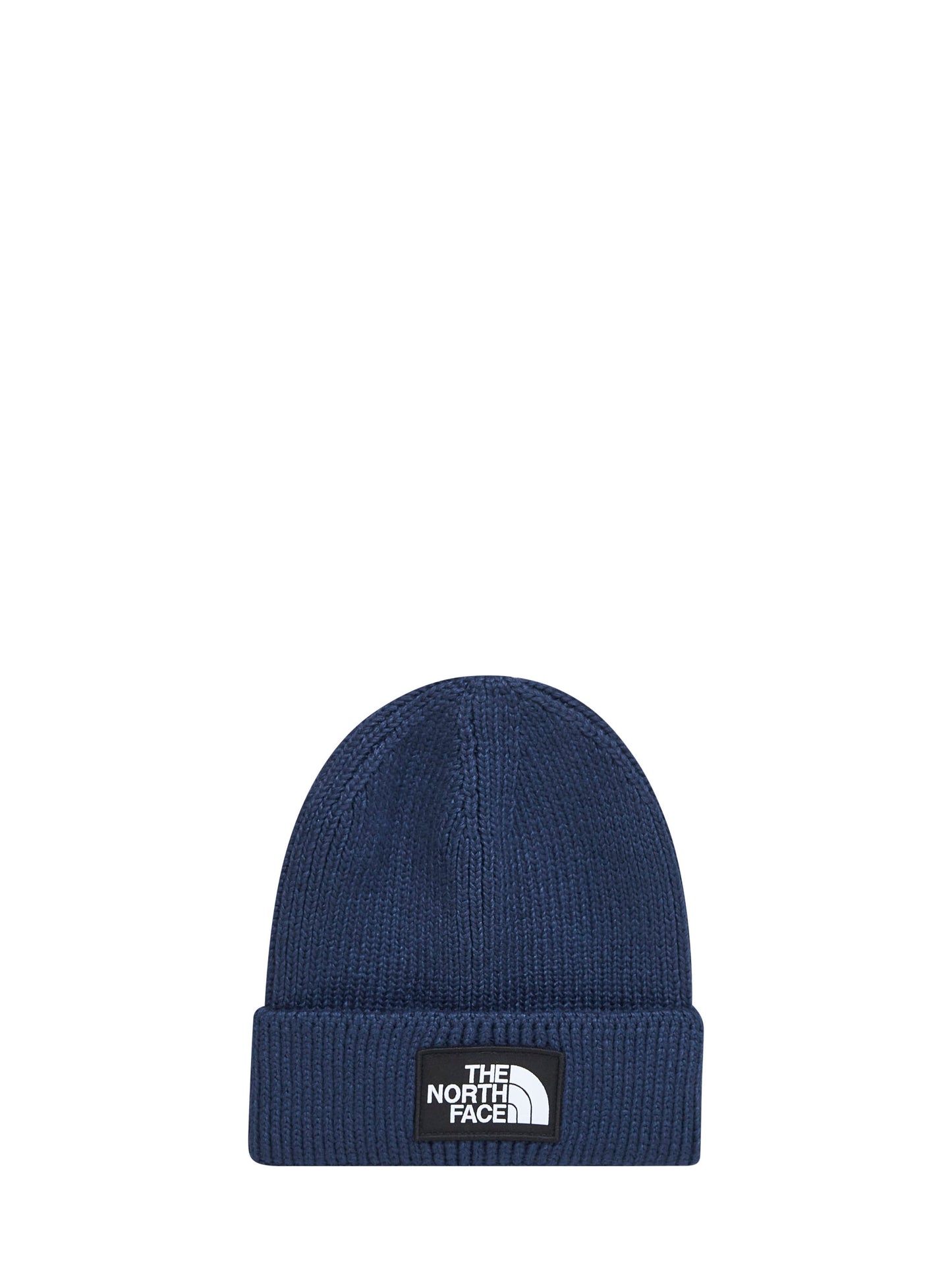 Blue TNF box logo beanie