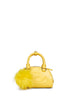 Yellow 1DR Dome Crossbody mini bowling bag