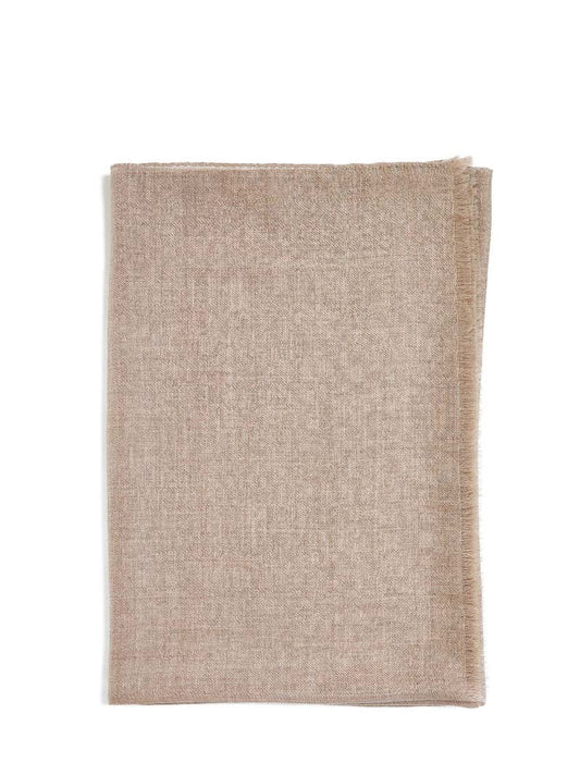 Sciarpa in cashmere beige