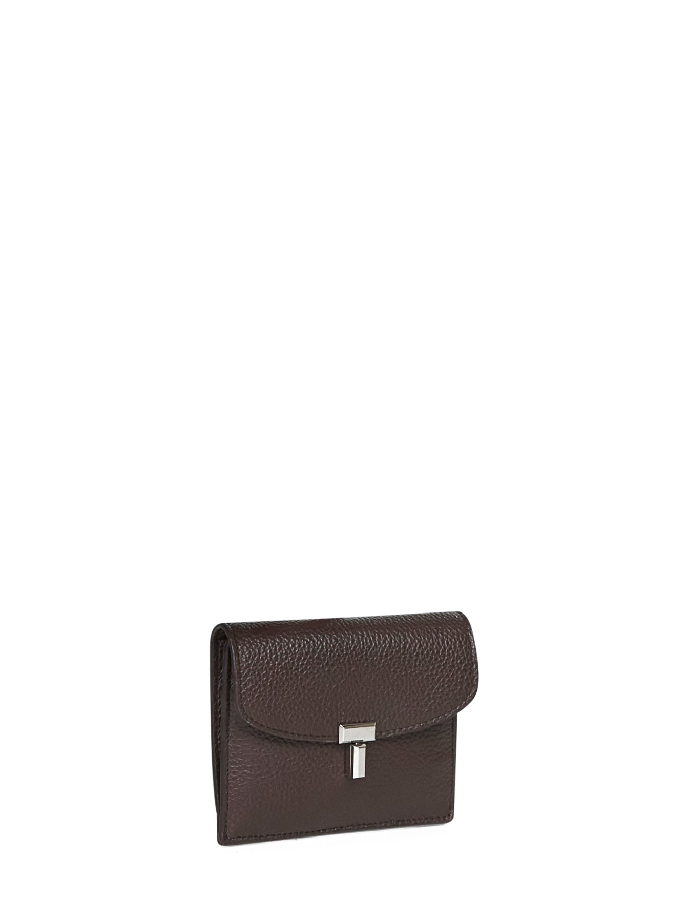 Leather cardholder with lock detail Toteme