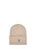 Beige Acrylic Watch beanie
