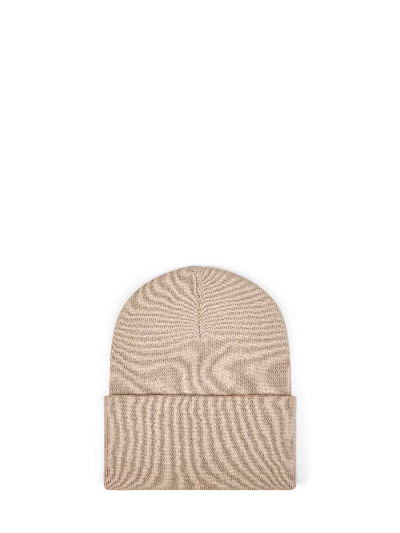 Beige Acrylic Watch beanie