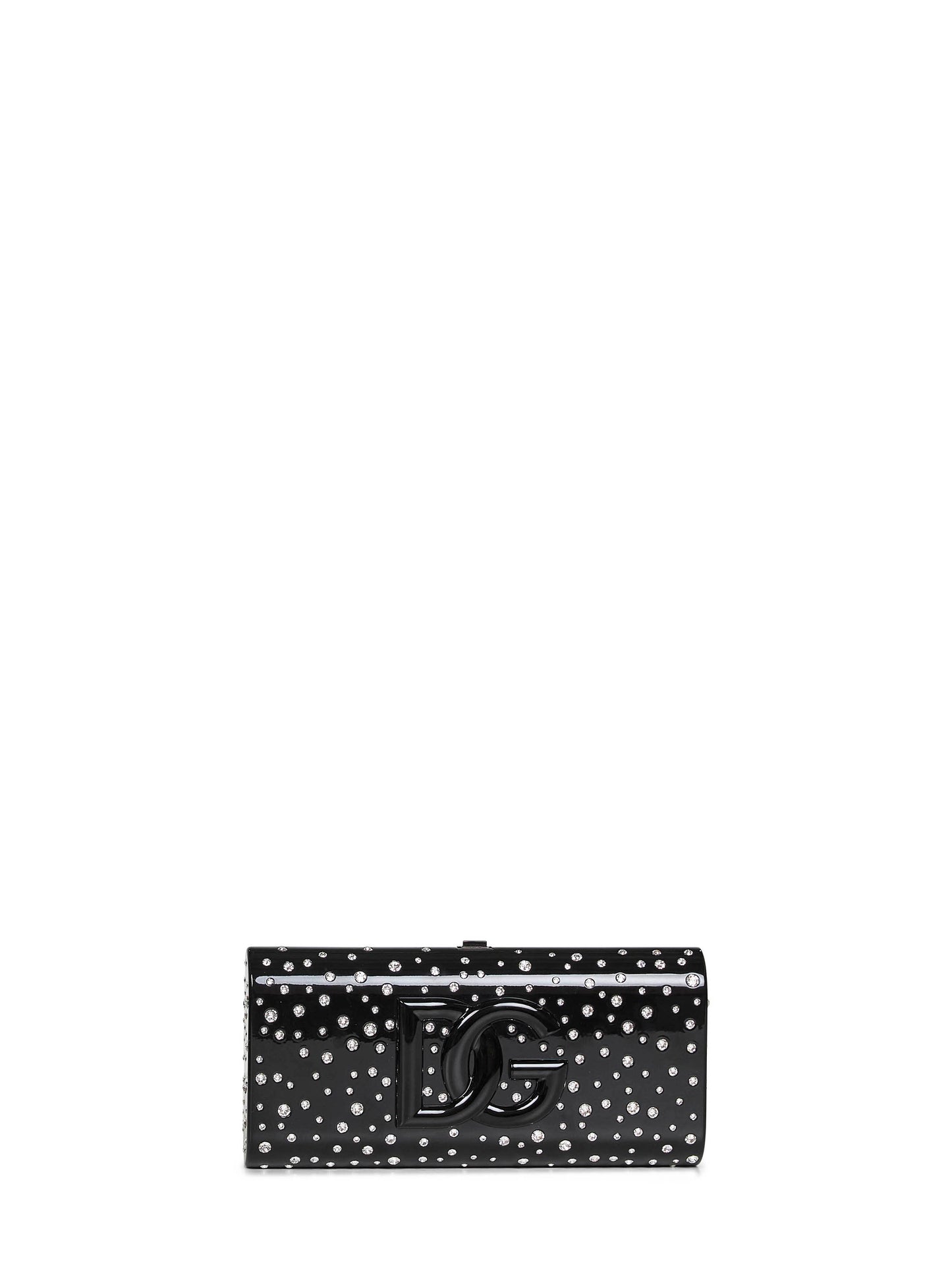 Black Dolce Box clutch bag