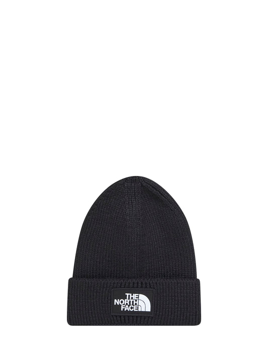 Berretto nero con logo box TNF