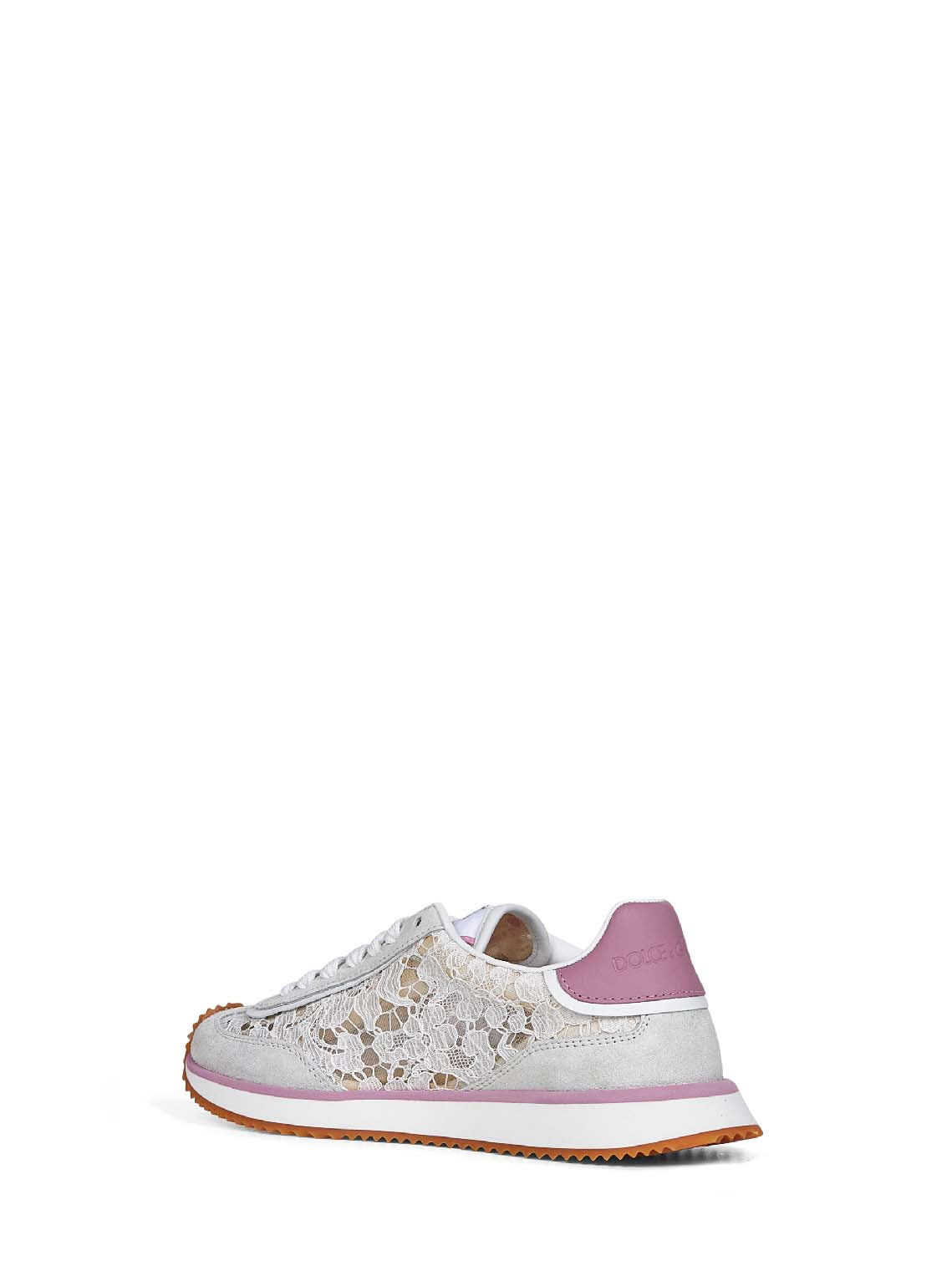 Sneakers DG CUSHION bianche e rosa