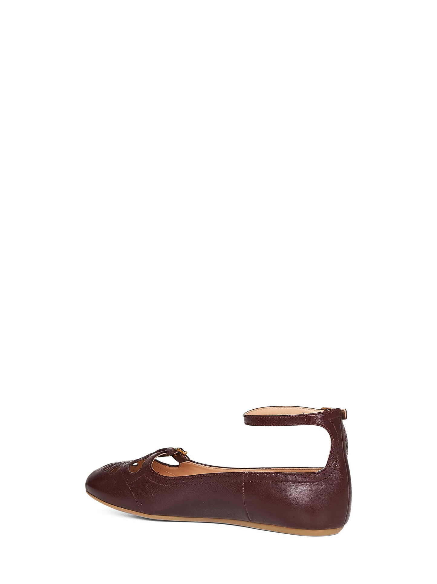 Ballerine Misty in pelle di agnello bordeaux