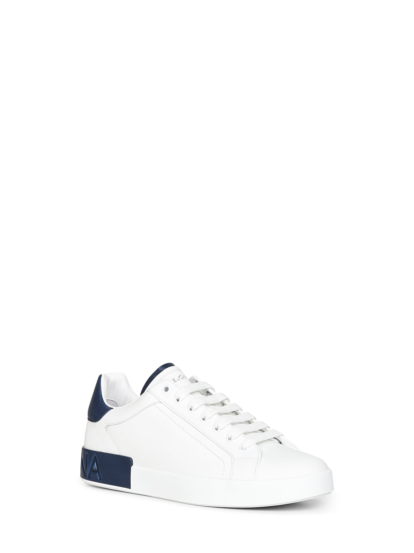 White calf leather Portofino sneakers