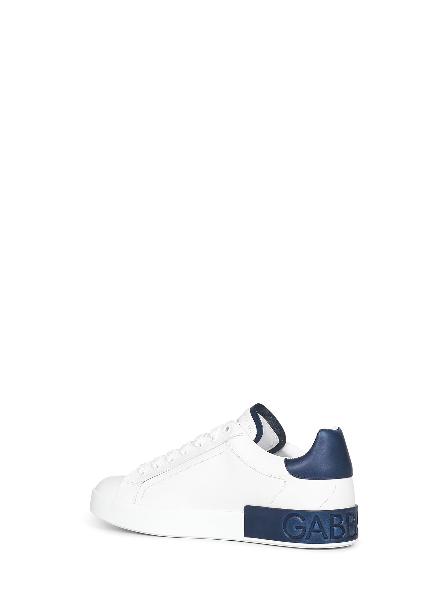 White calf leather Portofino sneakers