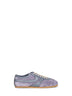 Mauve suede sneakers
