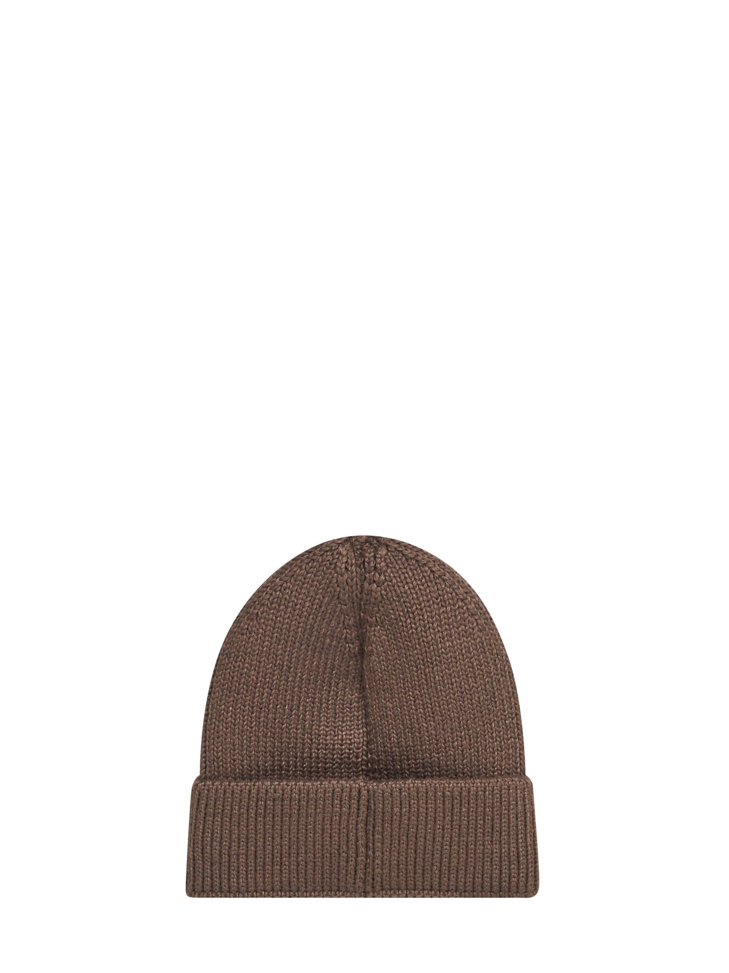Brown TNF box logo beanie